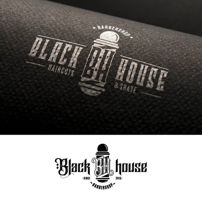Identidad de Black House Barbershop