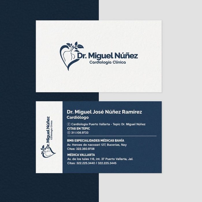 Tarjetas del Dr. Miguel Núñez