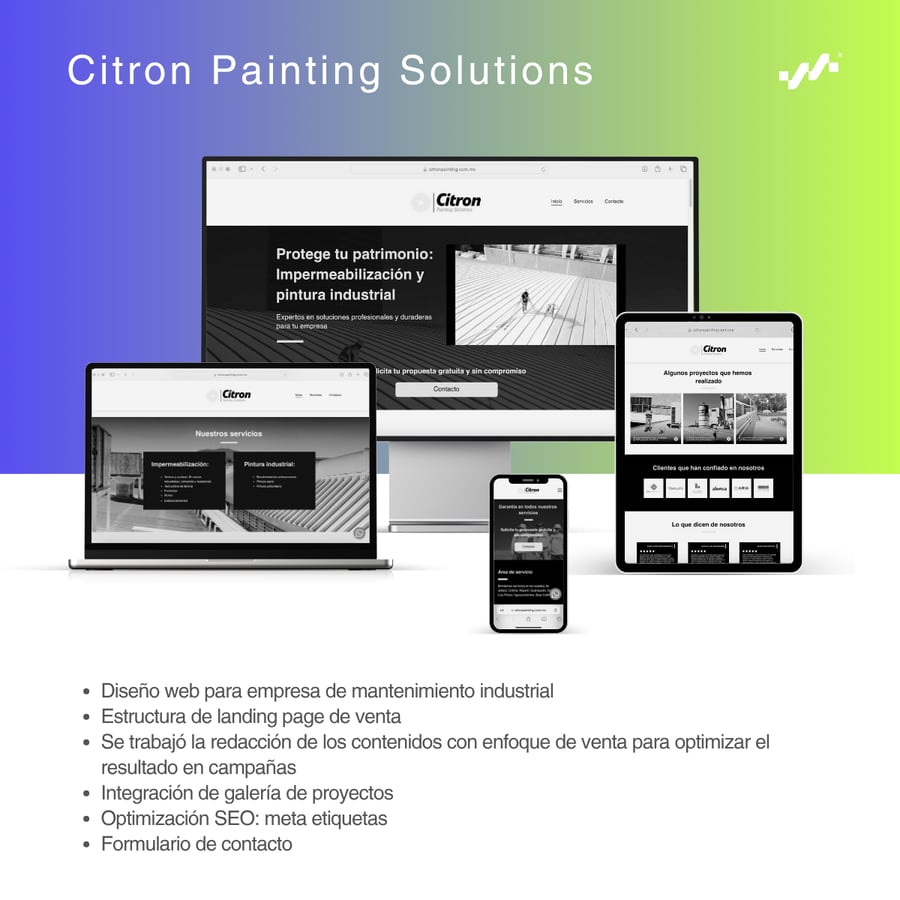 Proyecto web Citron Painting Solutions